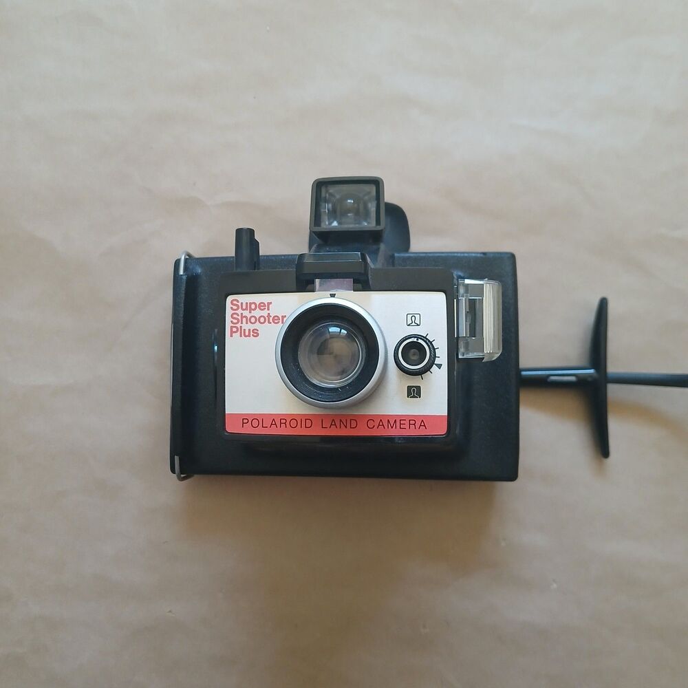 Vintage Polaroid Super Shooter Plus Land Camera Instant Film Display Movie Prop
